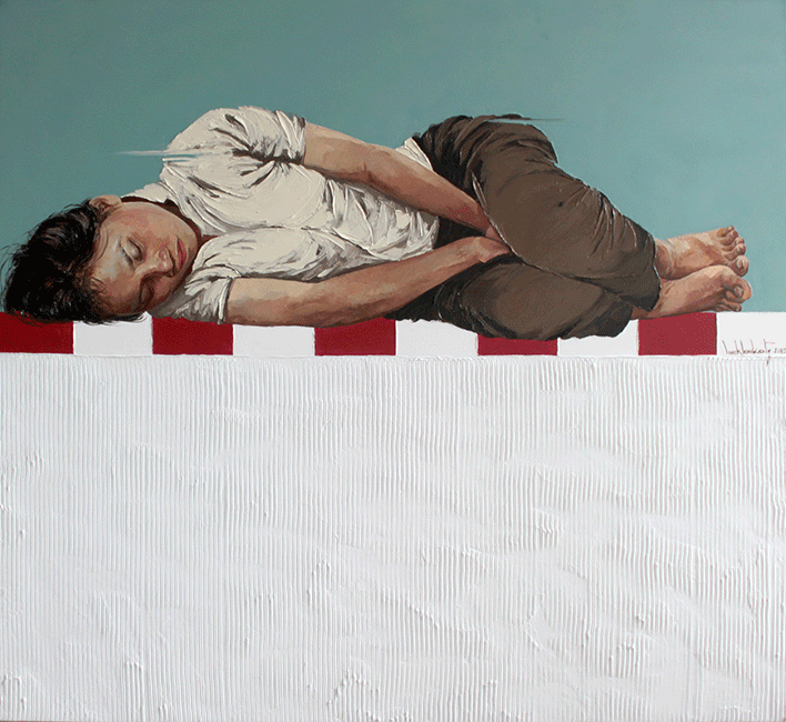 Lim-Khim-Ka-Ty,-Deep-Sleep,-Oil-on-canvas,-110-x-120cm,-2013