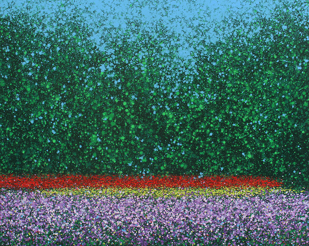 Lieu-Nguyen_Flowery-Field_2014_Acrylic-on-canvas_120-x-150-cm