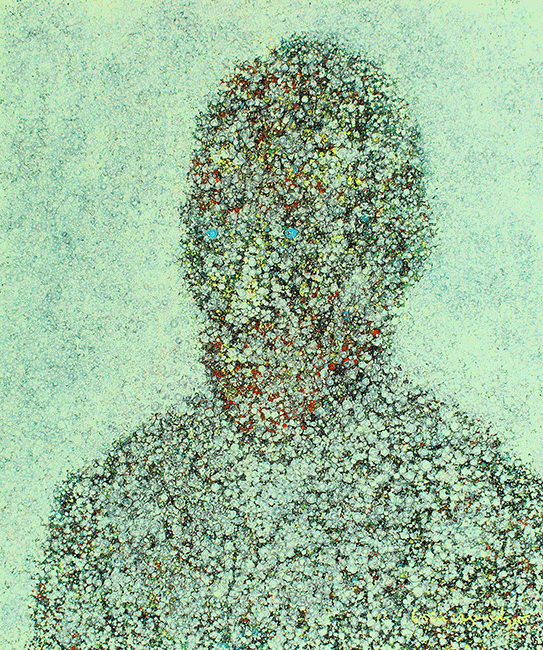 Lieu-Nguyen_Van-Gogh_2014_Acrylic-on-canvas_130-x-110-cm