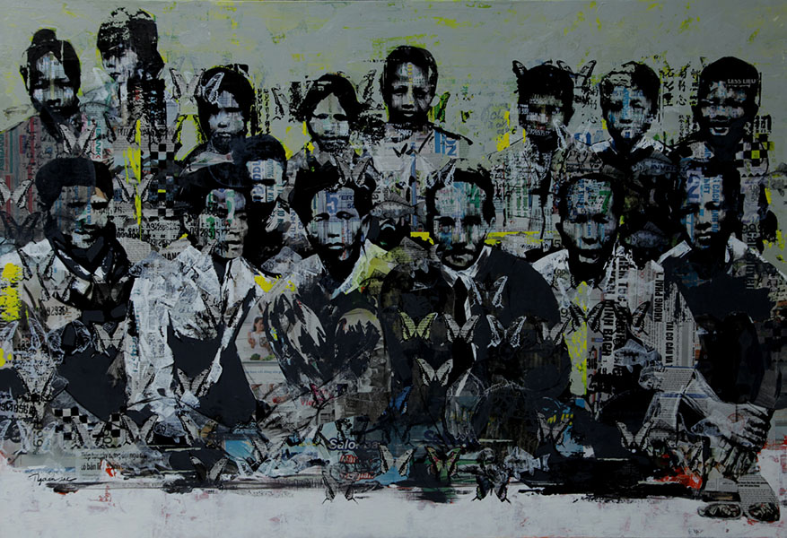 Ngo Van Sac_Land of Memory 4_Oil on canvas_2015_155cmx106cm