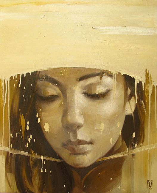 Phuong-Quoc-Tri_Girl-With-Conical-Hat_2015_Oil-on-canvas_110-x-90-cm
