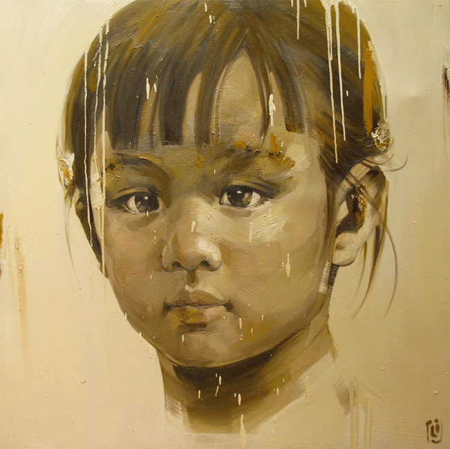 2. Phuong Quoc Tri_Portrait of a Young Girl 2_2016_oil on canvas_120 x  120 cm