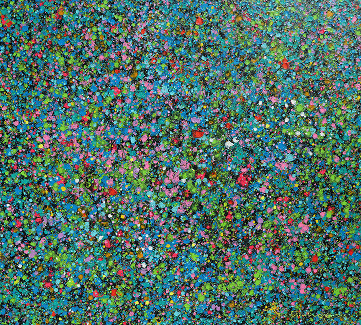 Lieu-Nguyen_Ngau-Hung-Mua-Xuan_Spring-Improvisation_2019_Acrylic-on-canvas_140-x-155-cm