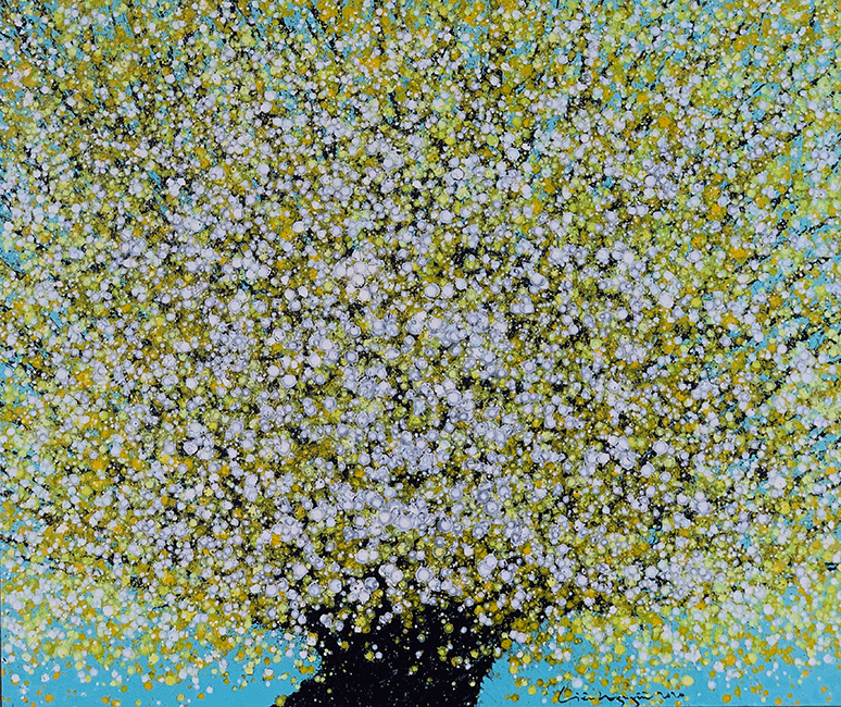 Lieu-Nguyen_Hoa-Mai_Mai-Blossoms_2020_Acrylic-on-canvas_110-x-130-cm
