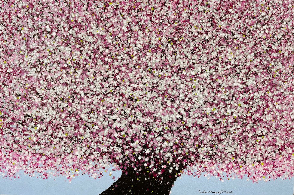 Lieu Nguyen_Cherry Blossoms_120 x 180 cm
