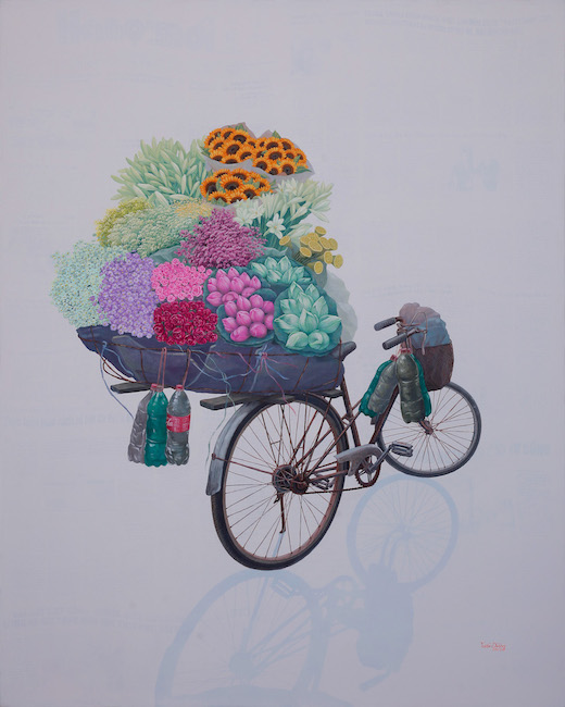 NTD_ Huong Vi Que Huong_ Hometown Flavors_2023_Acrylic on canvas_100 x 80 cm