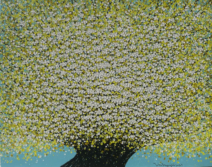 Mai Blossoms 2_2023_Acrylic_110 x 140 cm